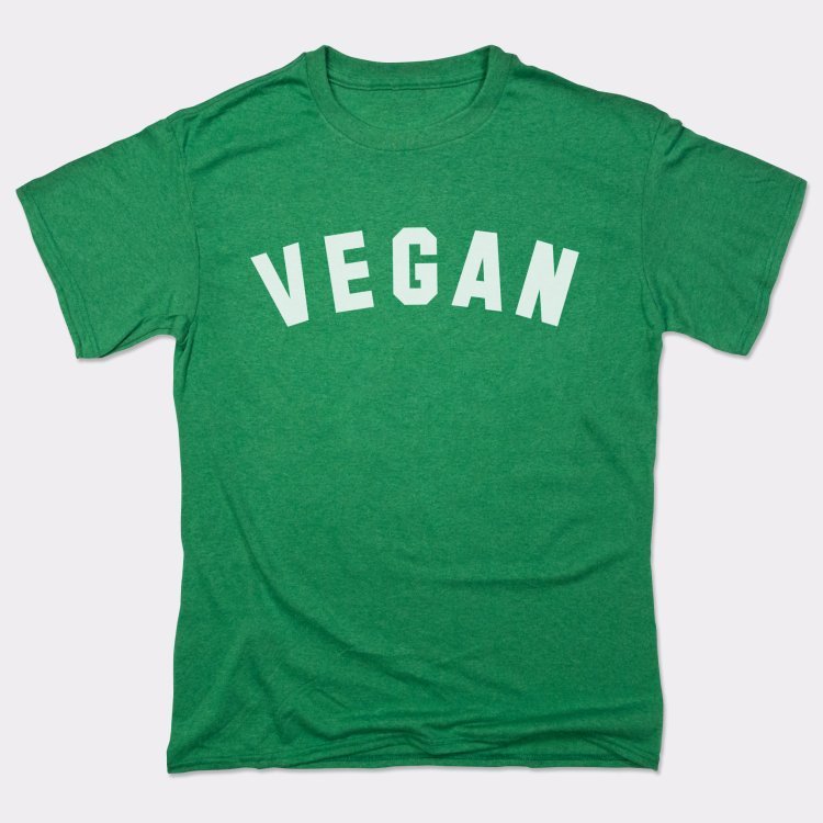 Vegan Collegiate Varsity Letters Design