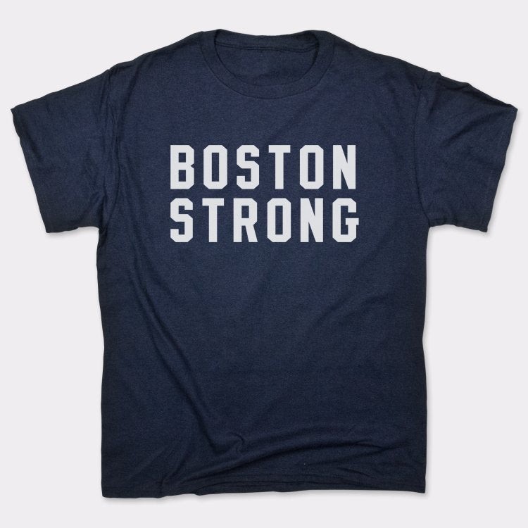 Boston Strong Bold Text Design