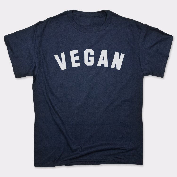 Vegan Collegiate Varsity Letters Design