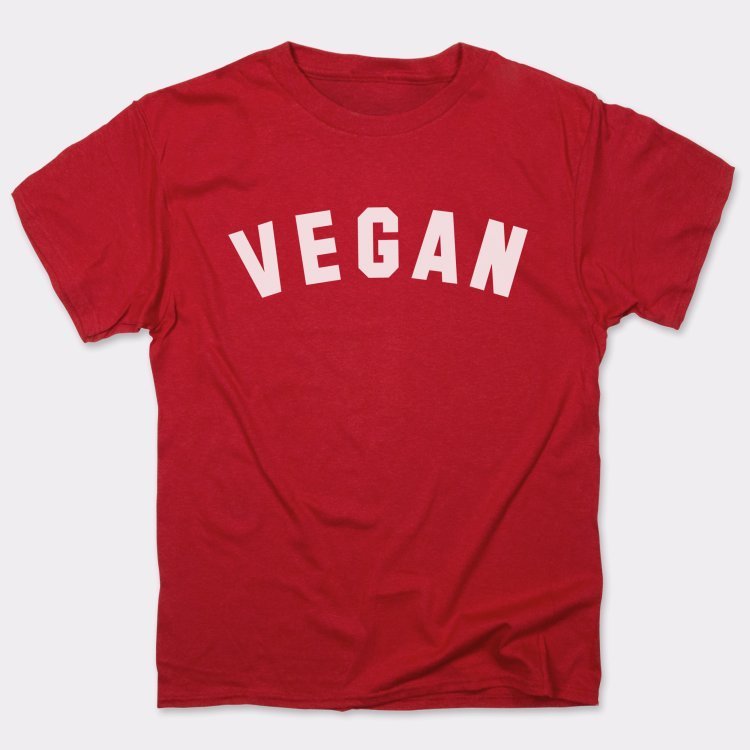 Vegan Collegiate Varsity Letters Design