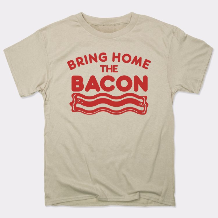 Bring Home The Bacon Strip Illustration