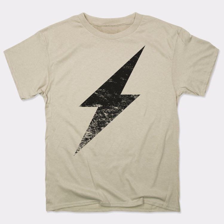 Vintage Lightning Bolt Distressed Retro Graphic