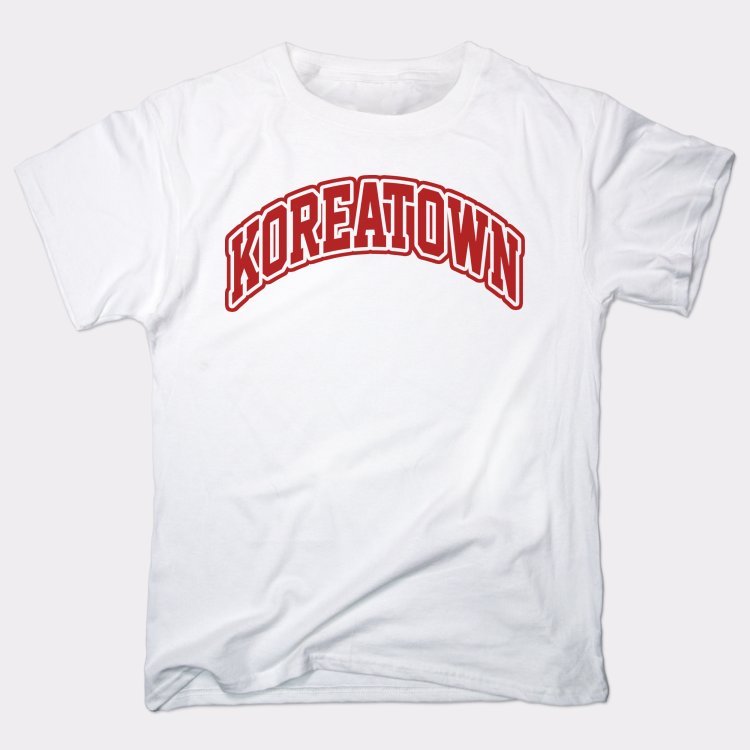 Koreatown Varsity Style Text