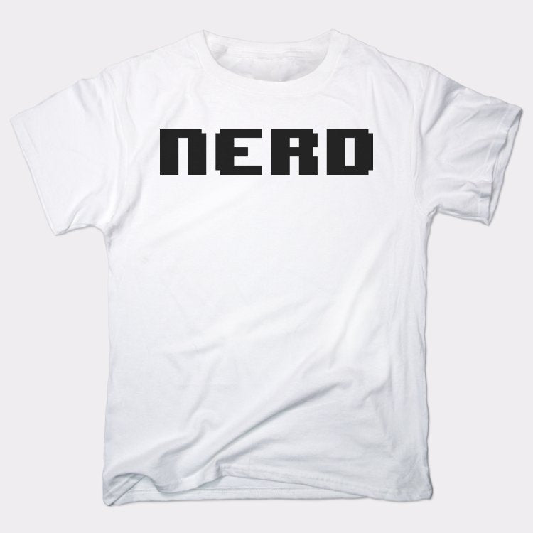 Nerd in Retro Pixel 8Bit Font