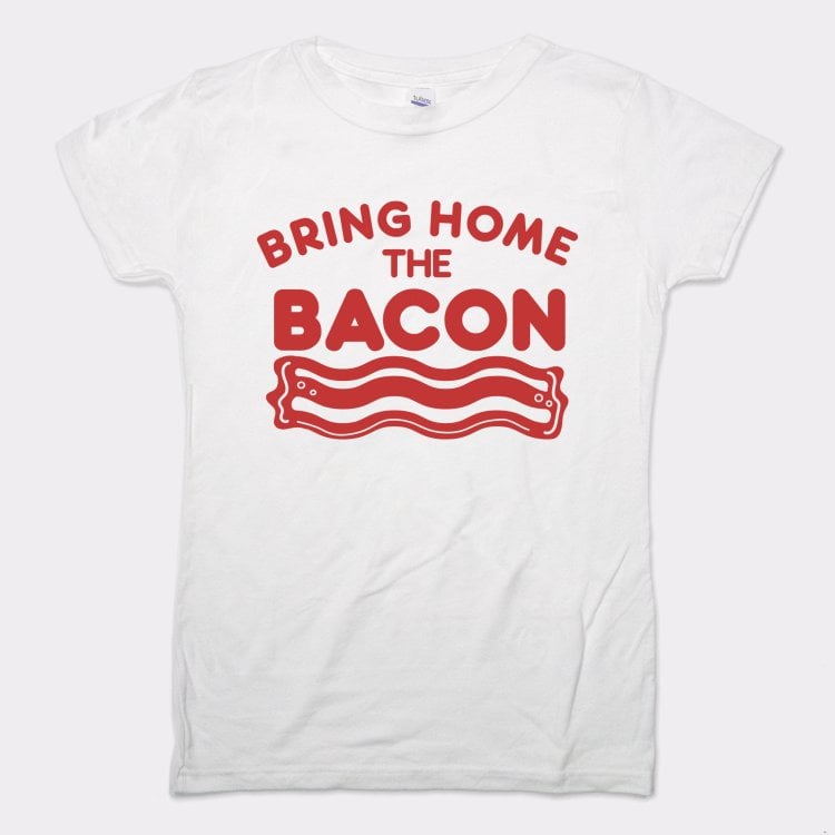 Bring Home The Bacon Strip Illustration