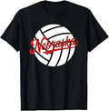 Red Nebraska Volleyball Ball Unisex T-shirt, Sweatshirt, Hoodie (1)