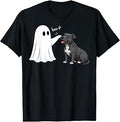 Pit Bull Boo Ghost Nose Boop Halloween Dog Lover Unisex T-shirt, Sweatshirt, Hoodie (1)