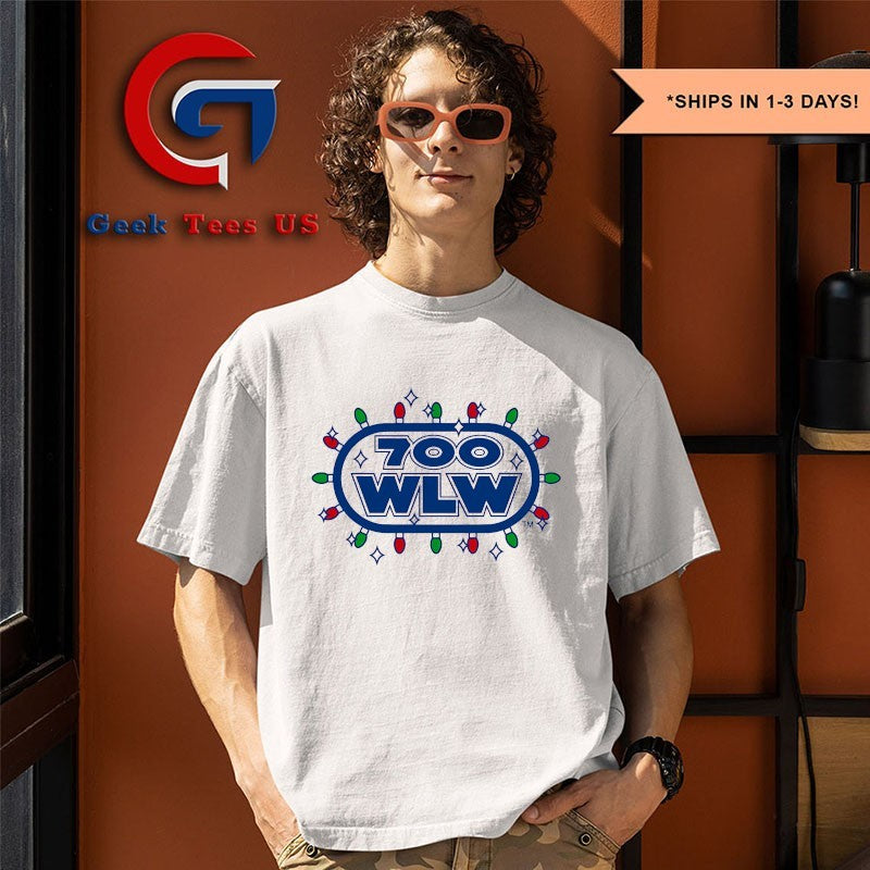 700 WLW Christmas Lights logo shirt