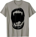 Punk Vintage 90s Fang Vampire Bite Spooky Halloween Unisex T-shirt, Sweatshirt, Hoodie (1)