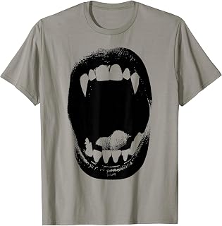 Punk Vintage 90s Fang Vampire Bite Spooky Halloween Unisex T-shirt, Sweatshirt, Hoodie (1)