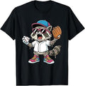 Trash Panda Raccoon Baseball Drip Mascot Unisex T-shirt, Sweatshirt, Hoodie (1)