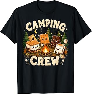 Camping Crew Family Matching Camp Group Squad Team Unisex T-shirt, Sweatshirt, Hoodie (1)