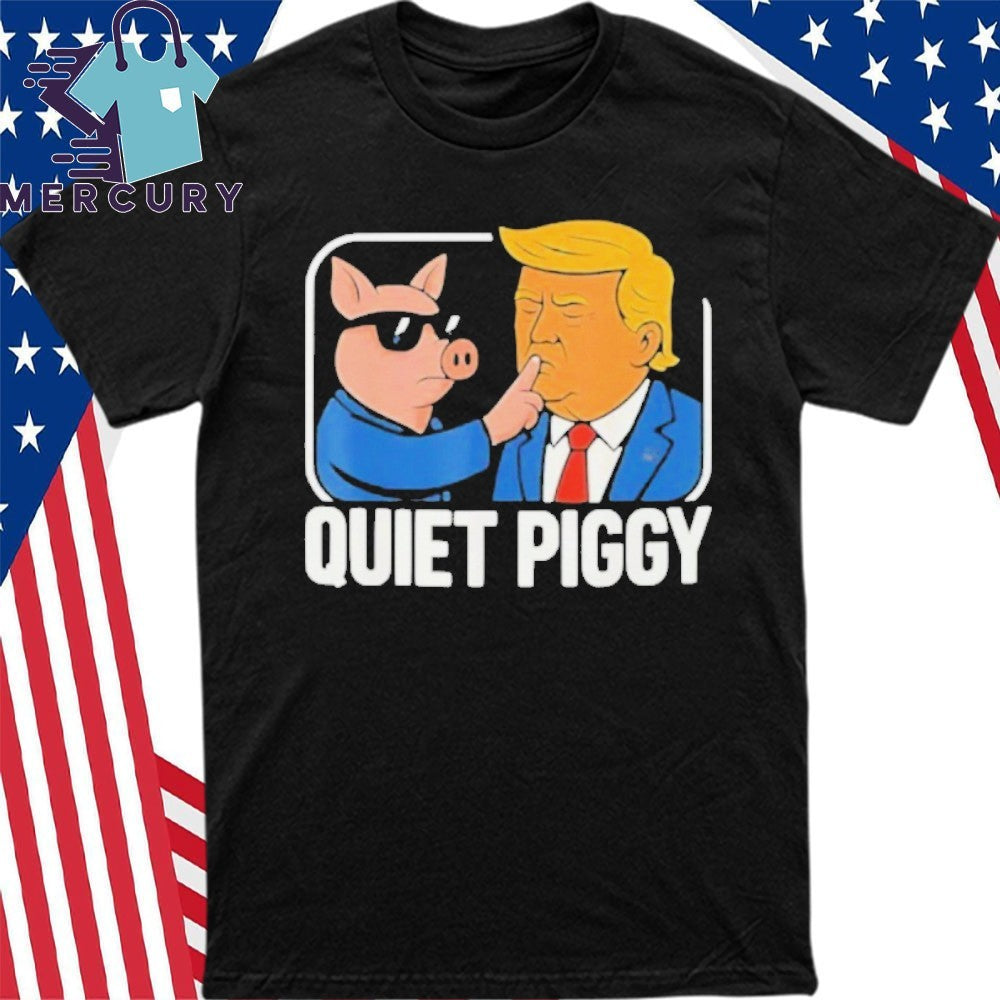 Lucas Sanders Quiet Piggy Trump Shirt