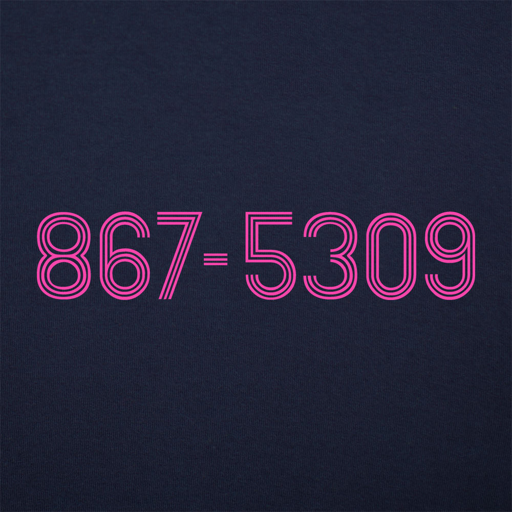 867-5309 Jenny's Retro Neon Phone Number