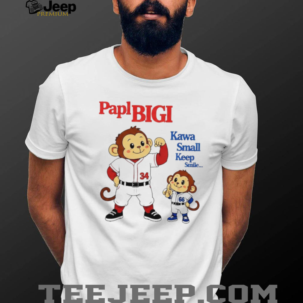 Munenori Kawasaki Papi Big Kawa Small Keep Smile Shirt