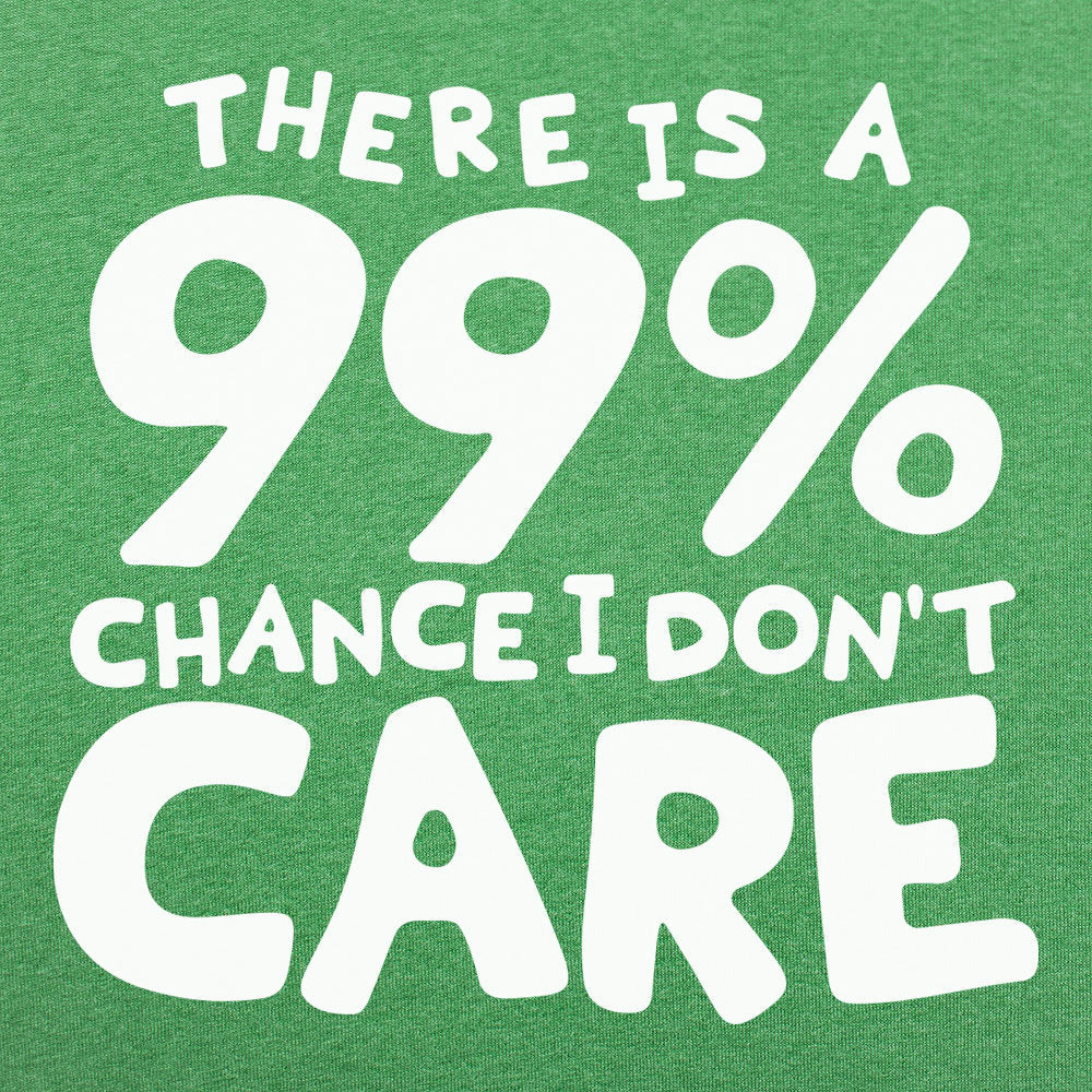 There Is a 99% Chance I Don't Care