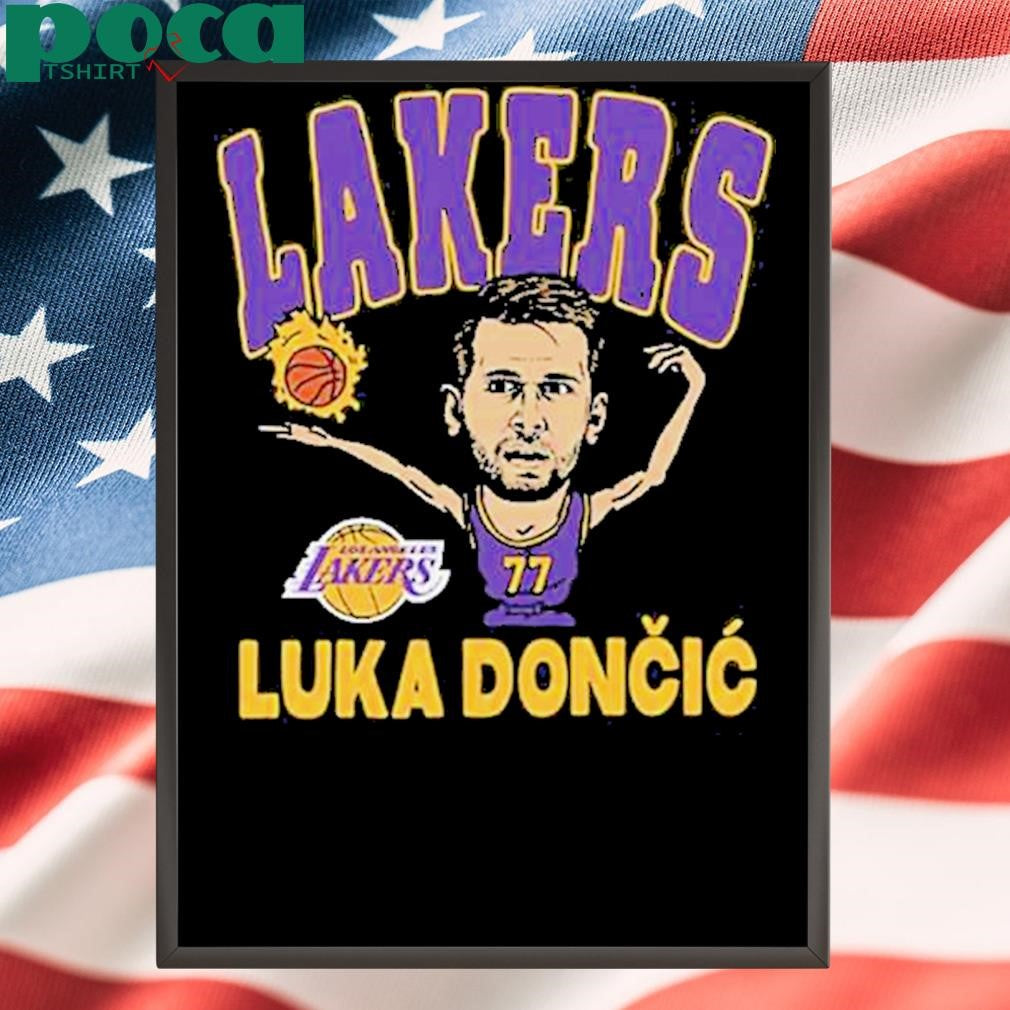 Authorized Luka Doncic Los Angeles Lakers Homage Player Graphicshirt