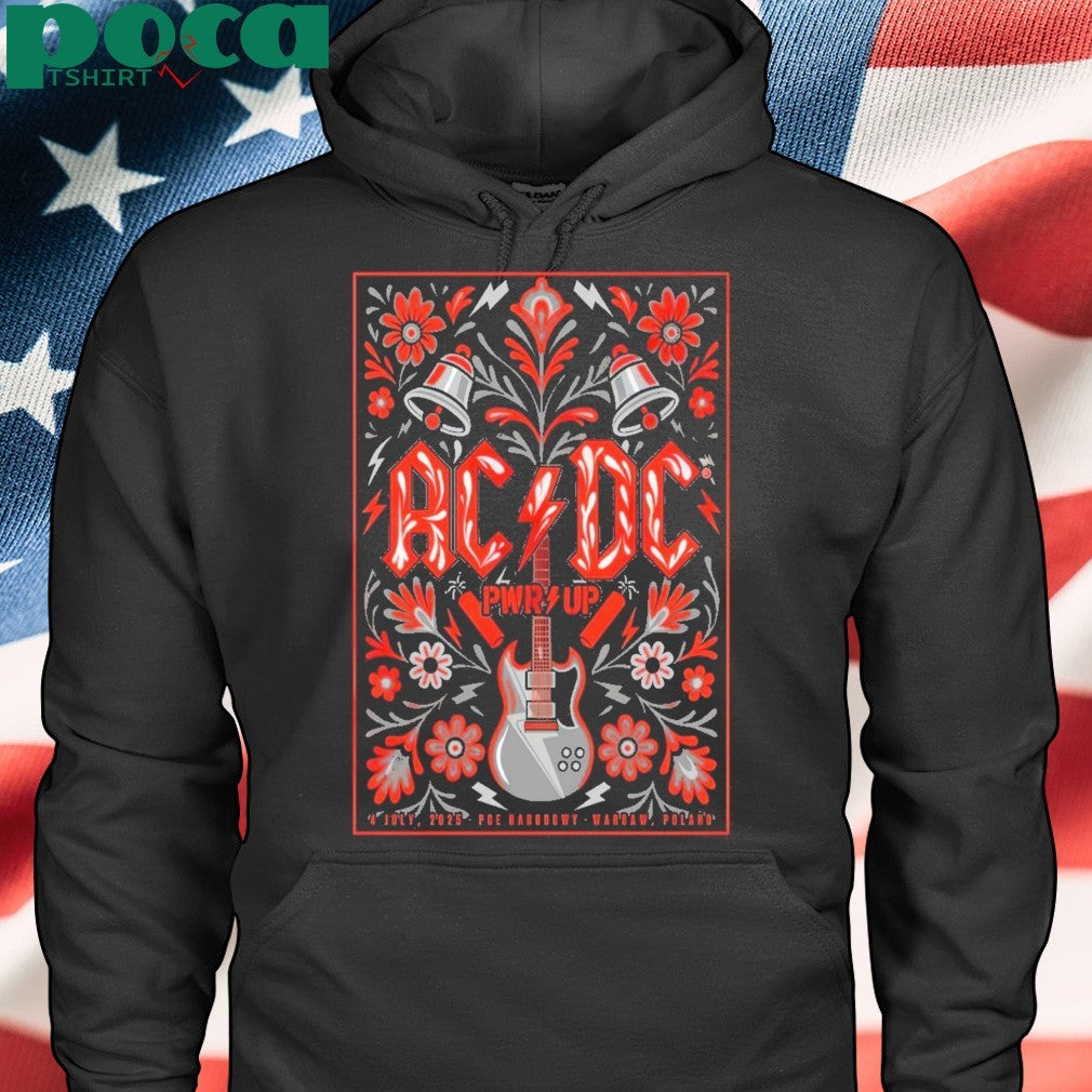 AC DC At Pge Narodowy In Warsaw Poland On July 4 2025 Poster shirt