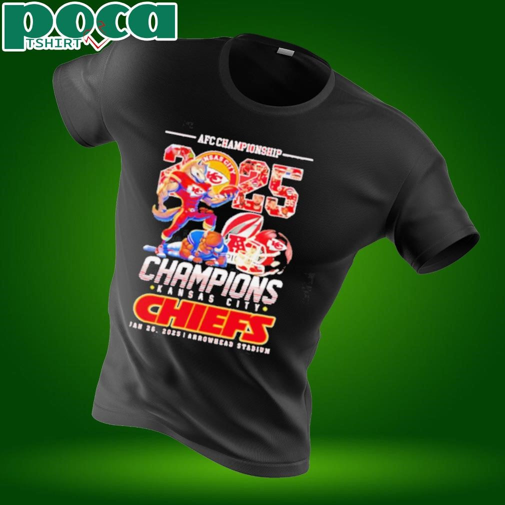 AFC Championship 2025 Champions KC Chiefs Shirt