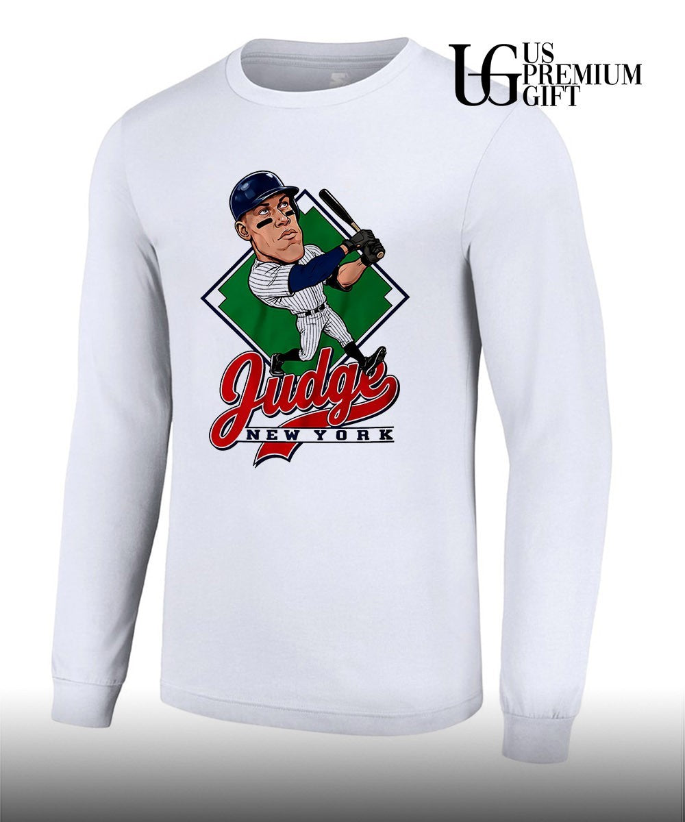 Aaron Judge New York Yankees Baseball player Judge New York caricature shirt