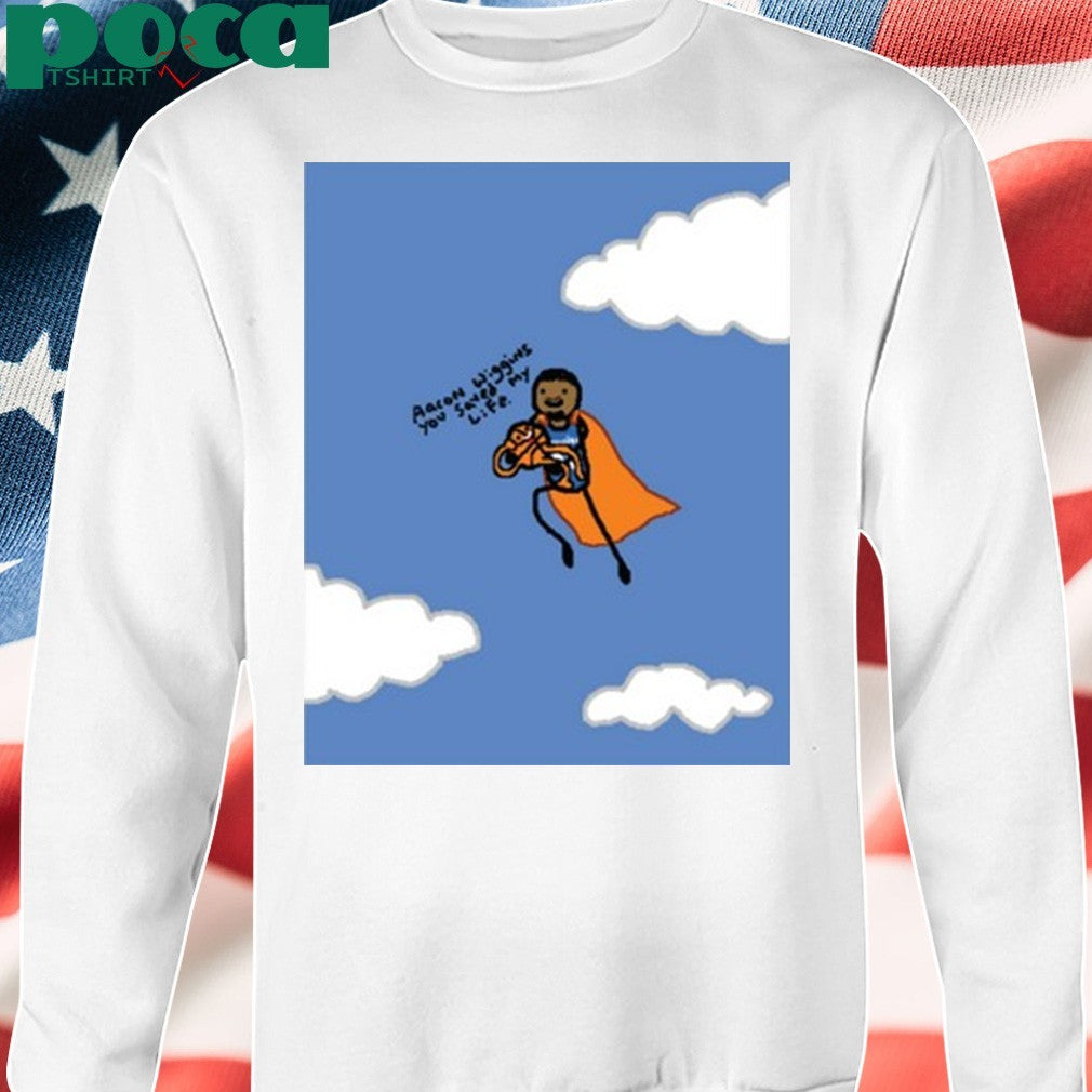 Aaron Wiggins You Saved My Life Tee Shirt