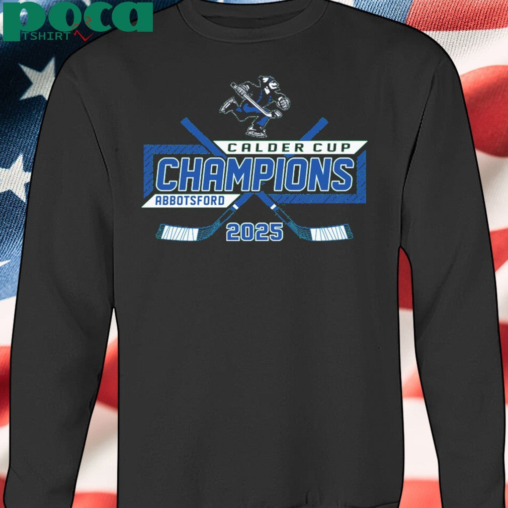 Abbotsford Canucks 2025 Calder Cup Champions Adult Roster T-Shirt