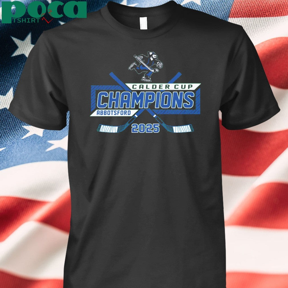 Abbotsford Canucks 2025 Calder Cup Champions Adult Roster T-Shirt