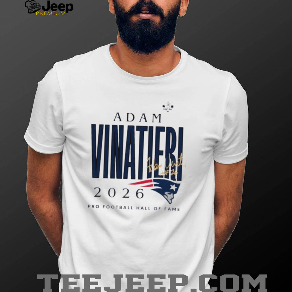 Adam Vinatieri Patriots Class Of 2026 Pro Football Hall Of Fame Logo shirt