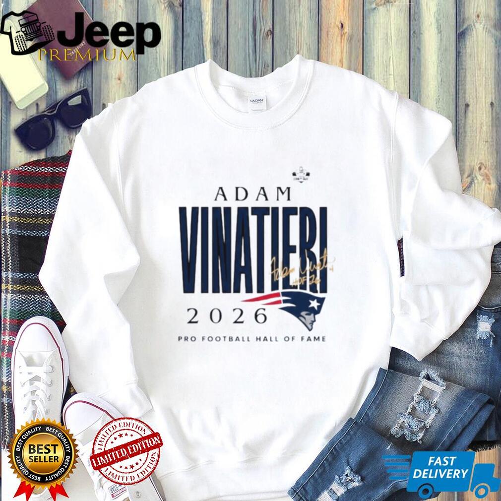 Adam Vinatieri Patriots Class Of 2026 Pro Football Hall Of Fame Logo shirt