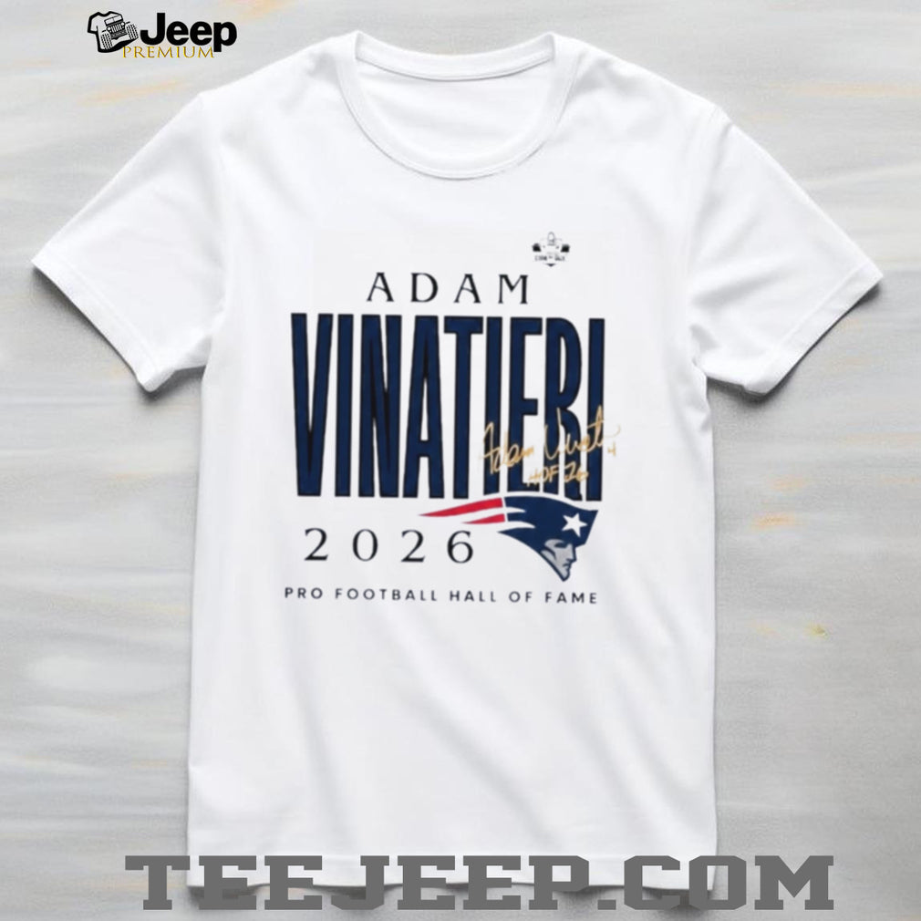 Adam Vinatieri Patriots Class Of 2026 Pro Football Hall Of Fame Logo shirt
