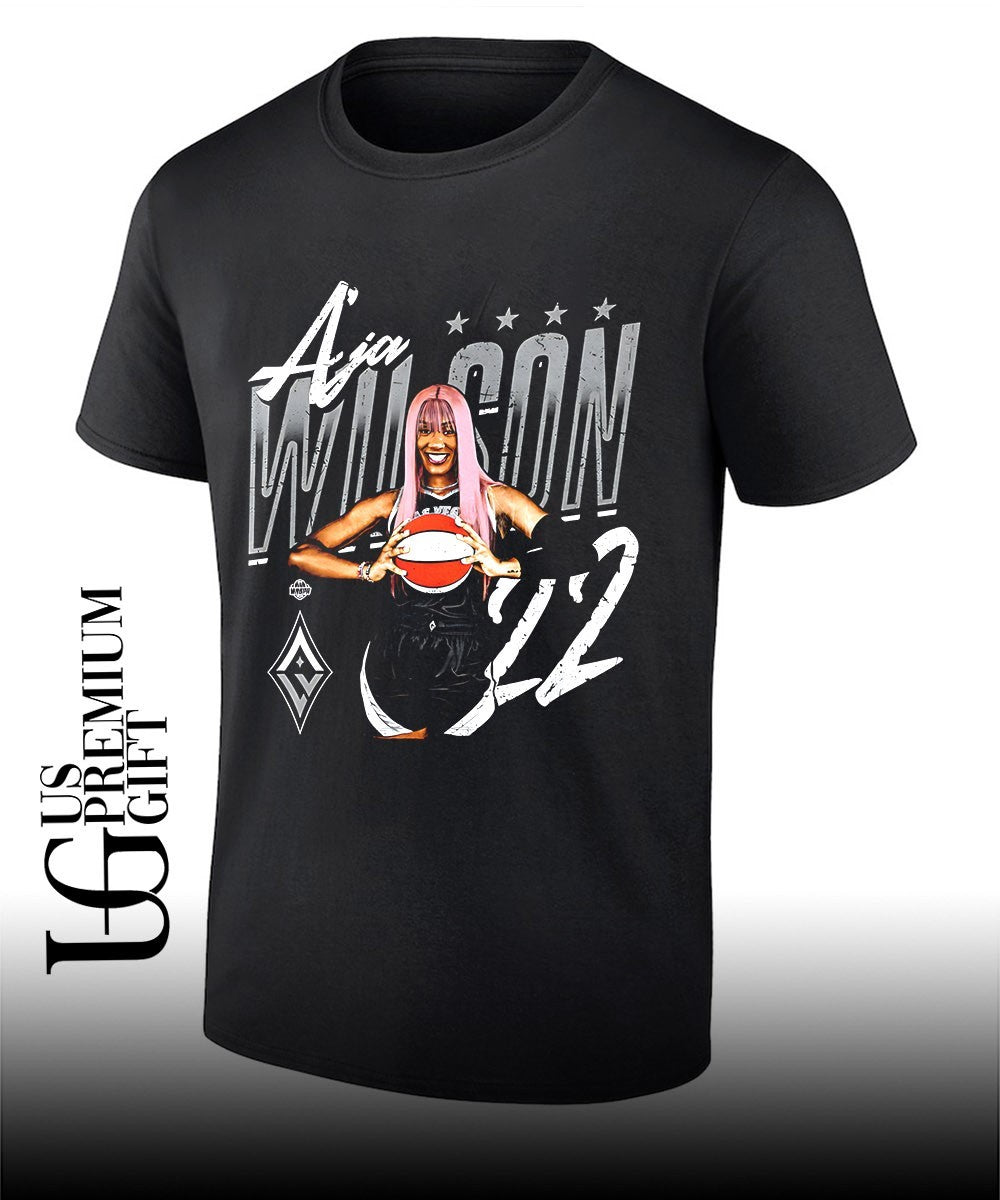 A’ja Wilson player Las Vegas Aces basketball 2026 graphic shirt