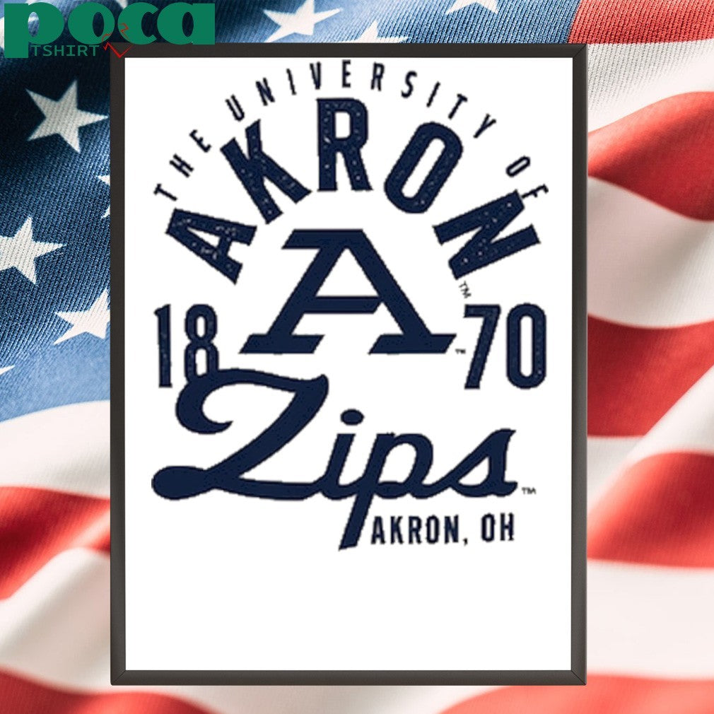 Akron Zips Comfort Colors Mascot Overlay T-Shirt