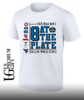 Alabama Georgia North Carolina Oklahoma Ole Miss Texas Texas Tech West Virginia 2026 NCAA Men’s 8 at the Plate College World Series shirt