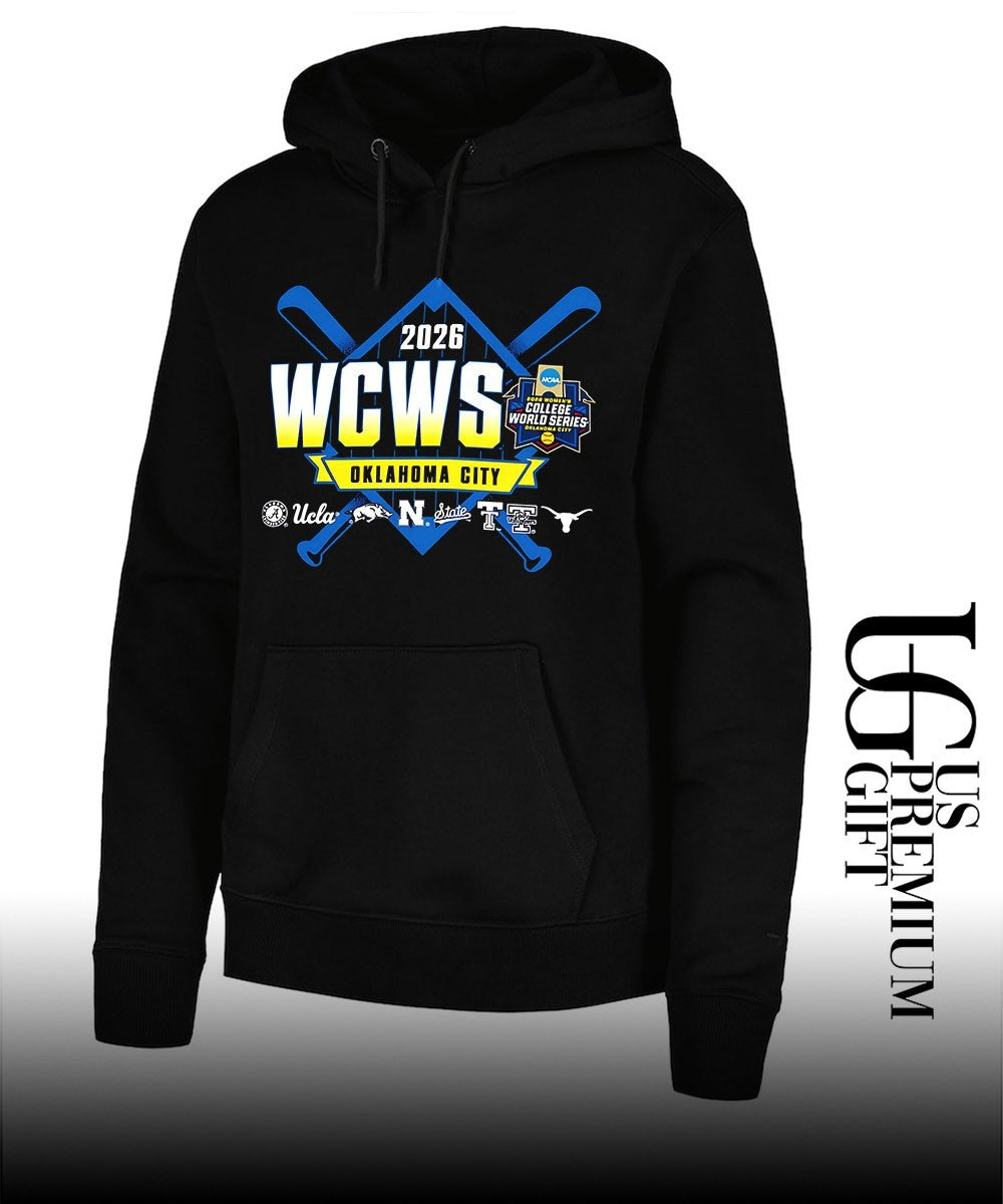 Alabama UCLA Arkansas Northwestern Nc State Tennessee Texas 2026 WCWS Oklahoma City shirt