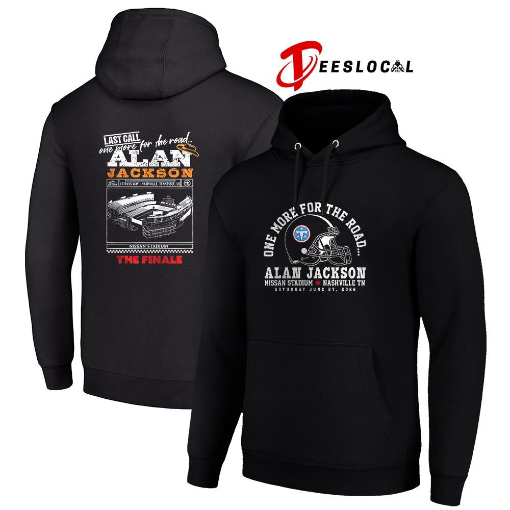Alan Jackson Last call one more for the road Nissan stadium the Finale shirt