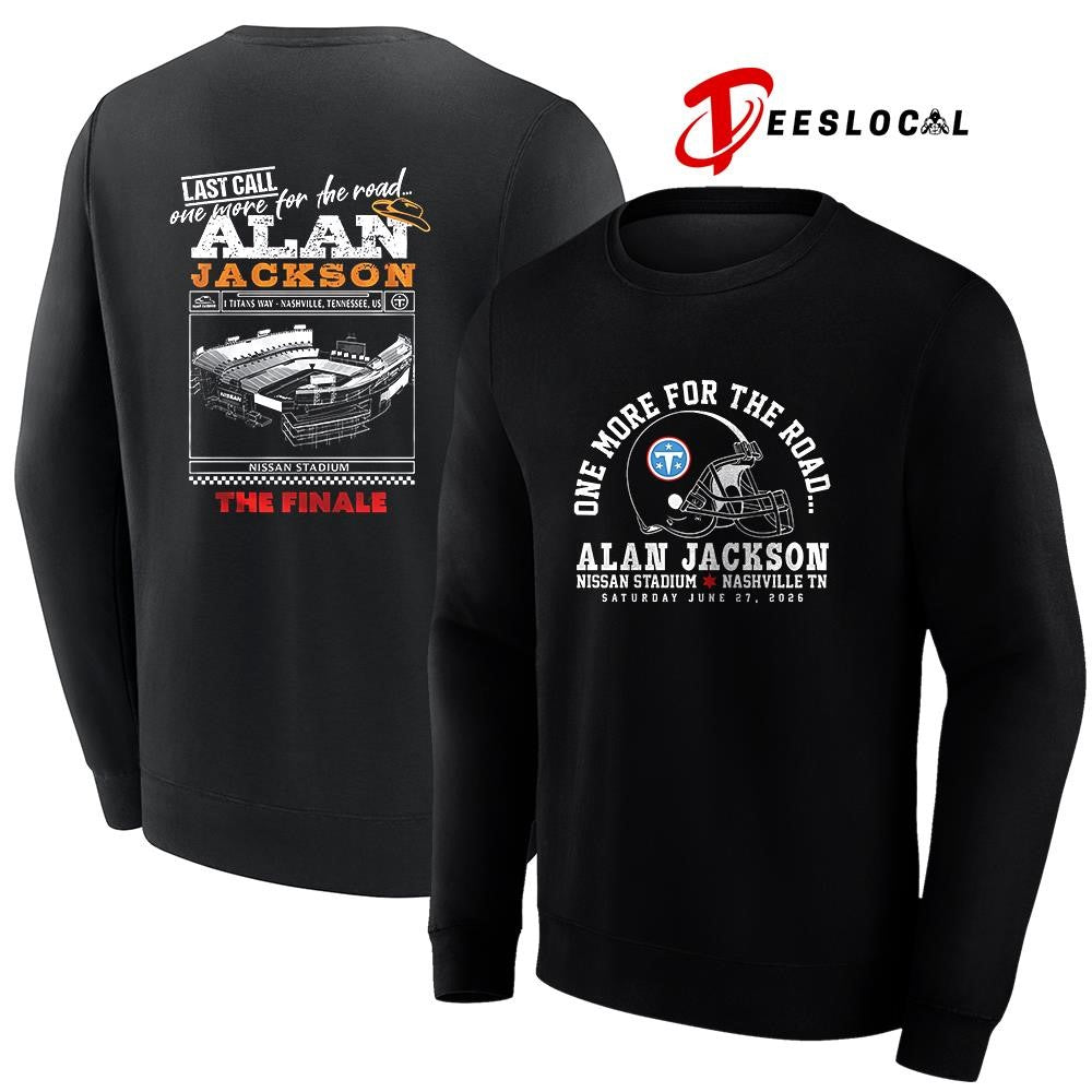 Alan Jackson Last call one more for the road Nissan stadium the Finale shirt