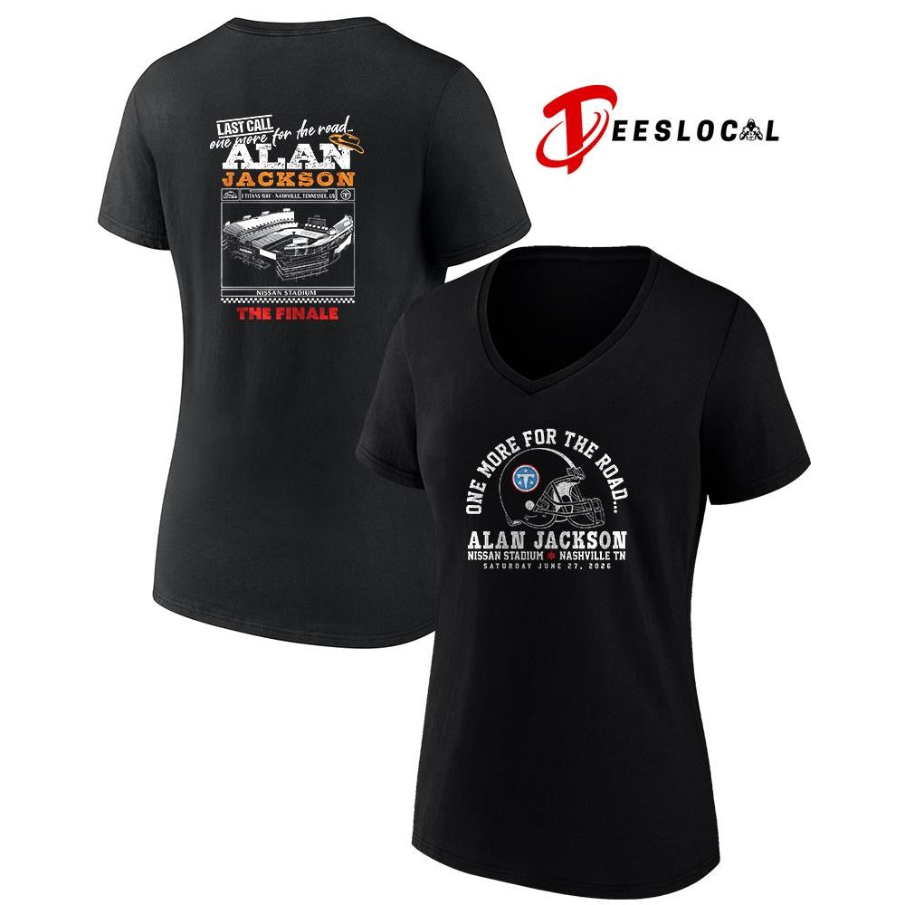 Alan Jackson Last call one more for the road Nissan stadium the Finale shirt