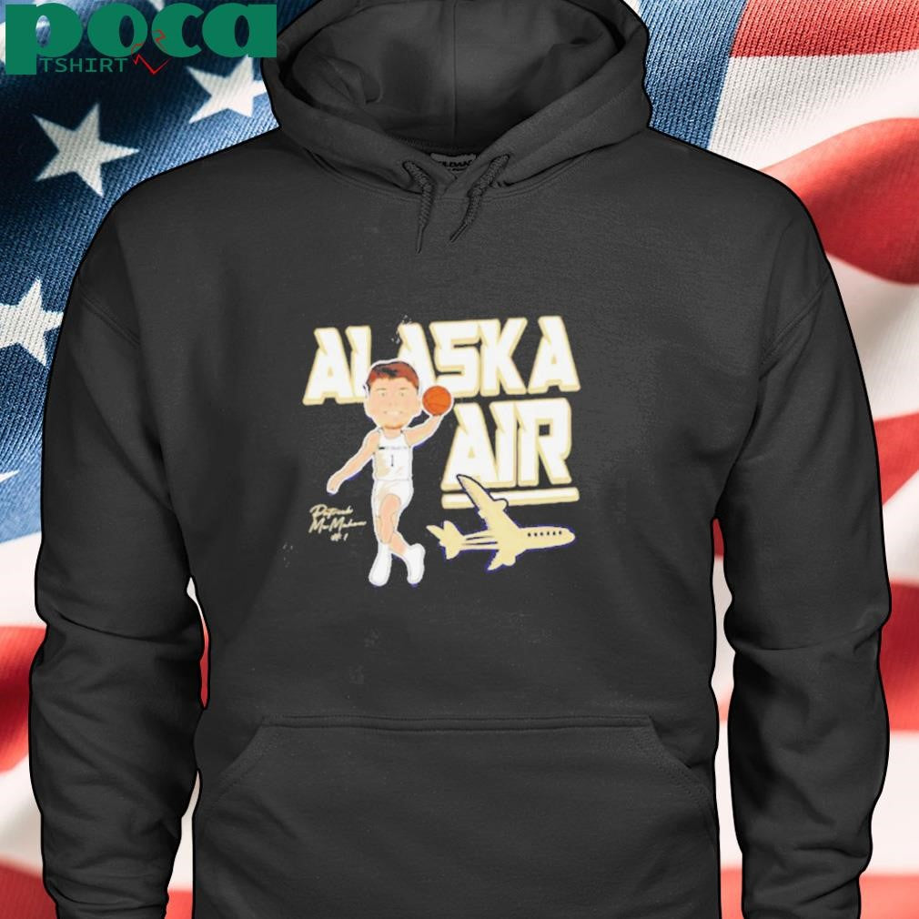 Alaska Air Patrick McMahon cartoon shirt
