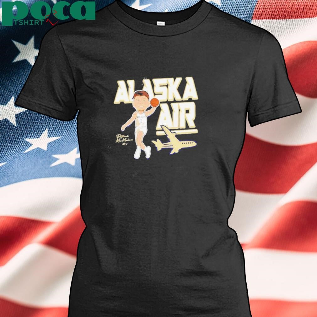 Alaska Air Patrick McMahon cartoon shirt