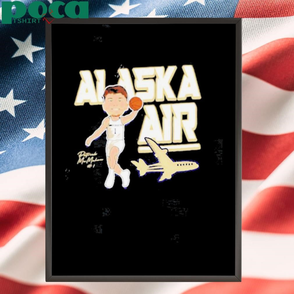 Alaska Air Patrick McMahon cartoon shirt