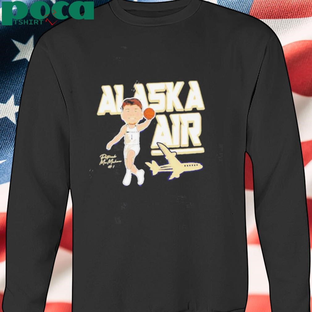 Alaska Air Patrick McMahon cartoon shirt
