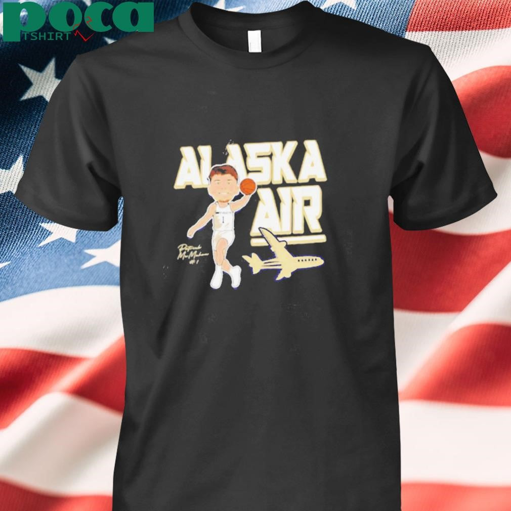 Alaska Air Patrick McMahon cartoon shirt