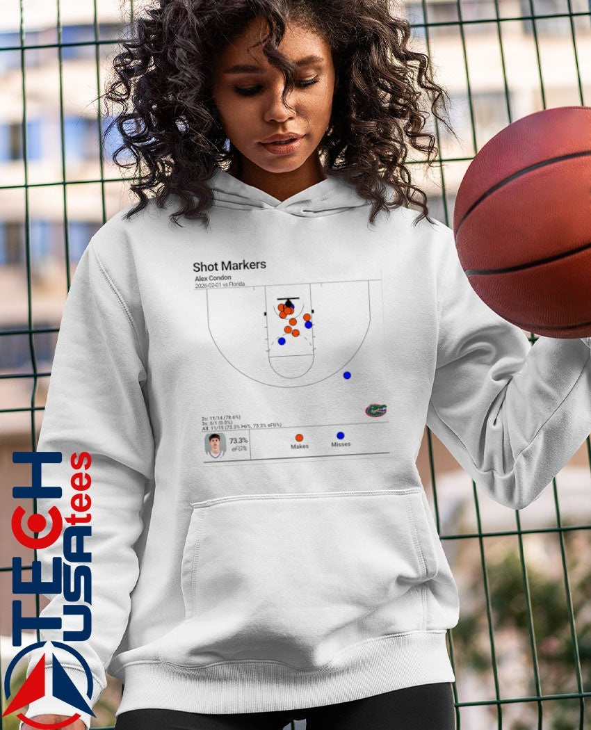 Alex Condon Shot Markers 2026 Florida Gators shirt