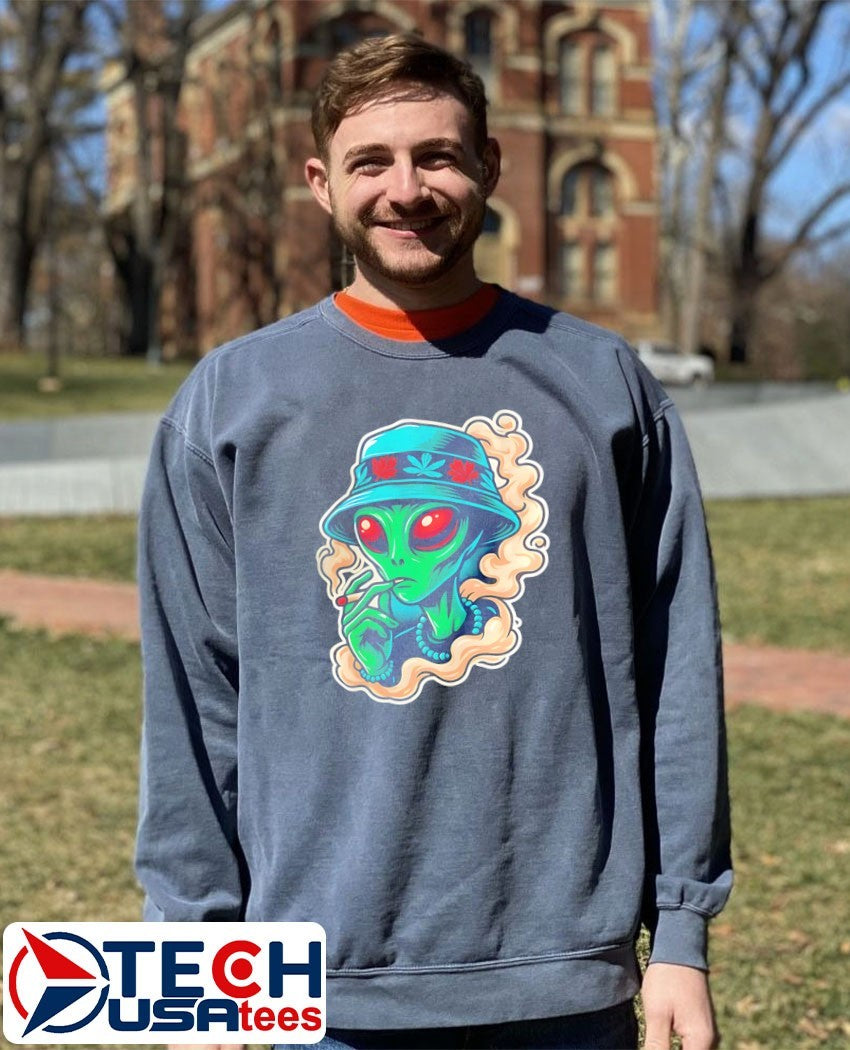Alien smoking shirt