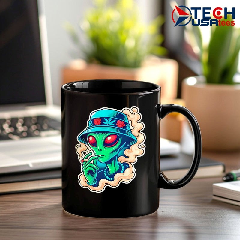 Alien smoking shirt
