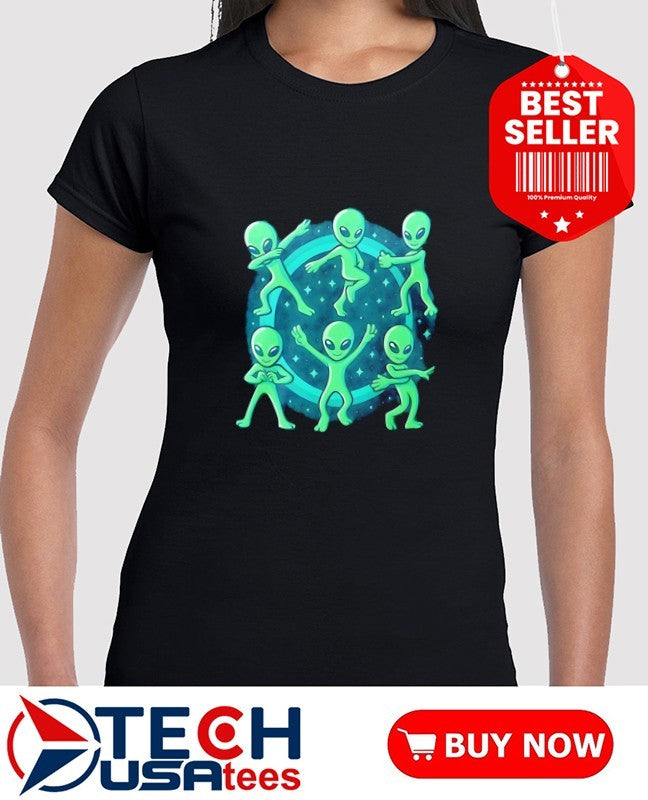 Aliens dancing shirt
