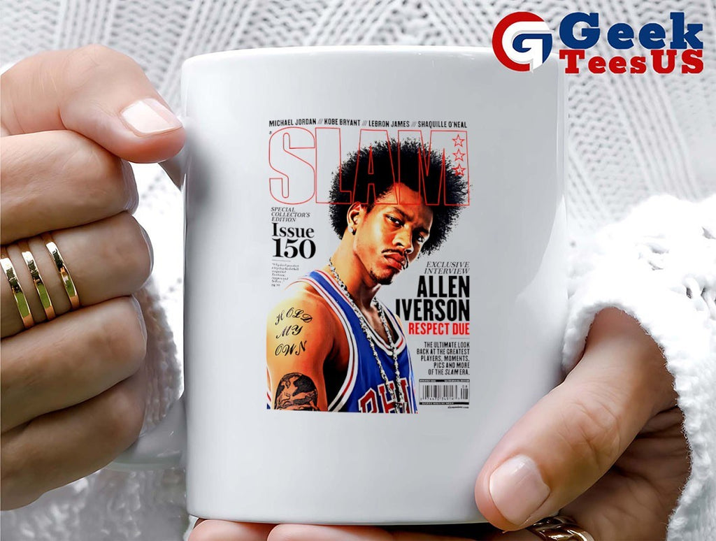 Allen Iverson Philadelphia 76ers NBA Slam shirt