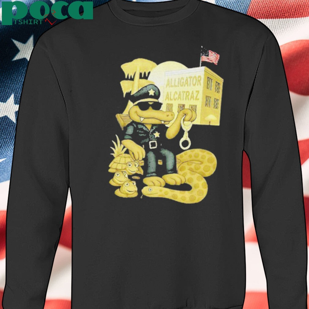 Alligator Alcatraz Welcome To America Bitches shirt