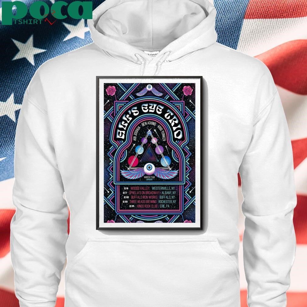 All’s Eye Trio Ari Joshua Ben Atkind Kris Yunker Winter Tour 2025 Poster shirt