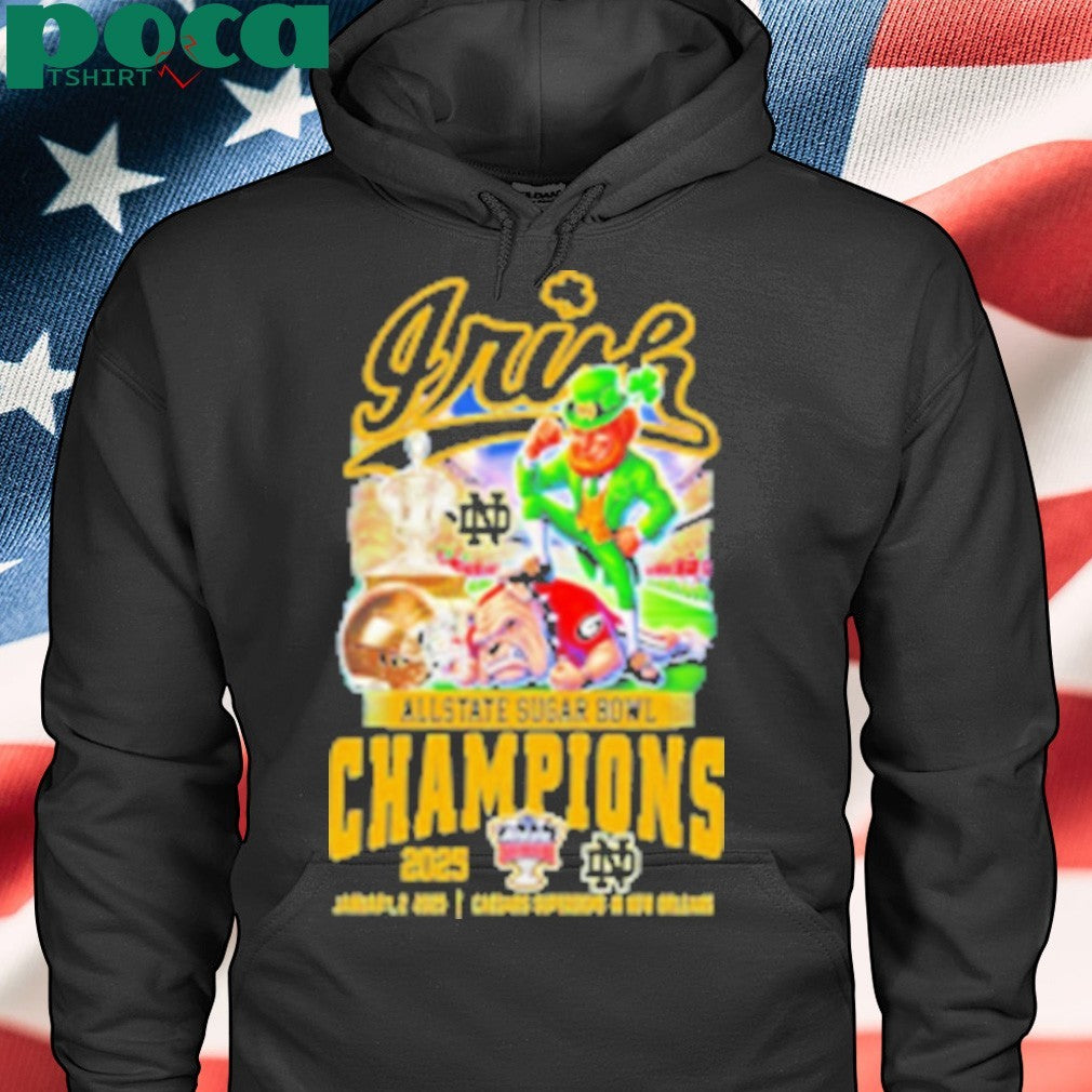Allstate Sugar Bowl 2025 Notre Dame Fighting Irish Champions Shirt